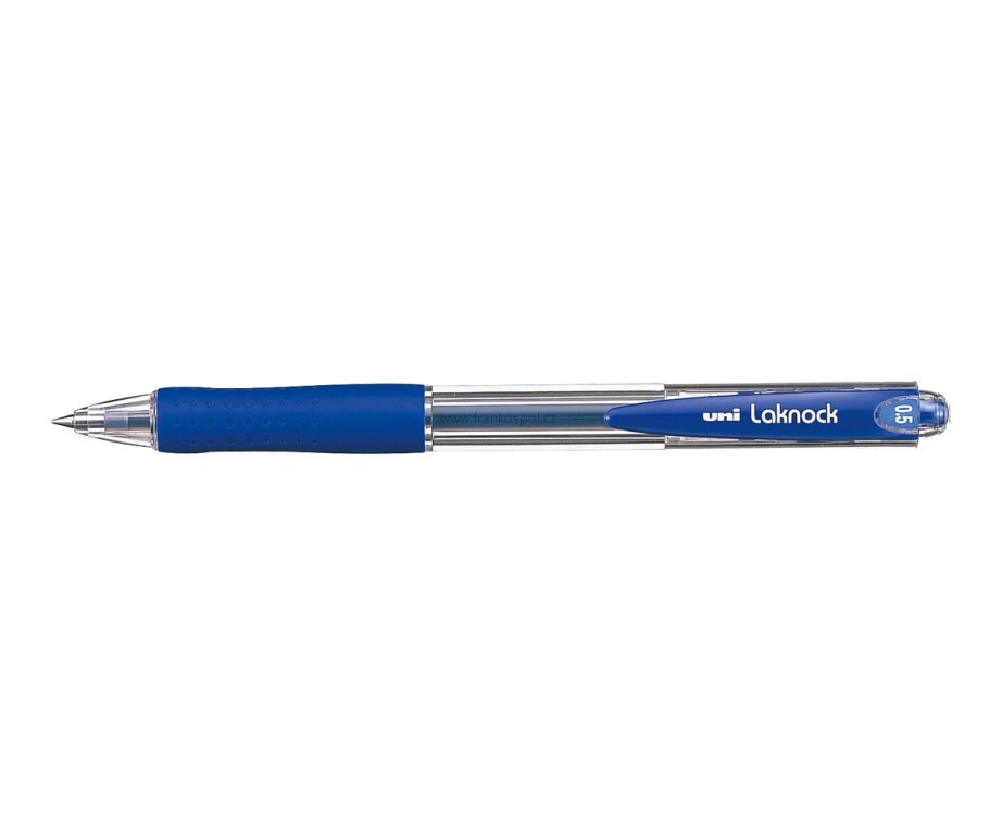 Kuličkové pero UNI Laknock, 0,5 mm, modré