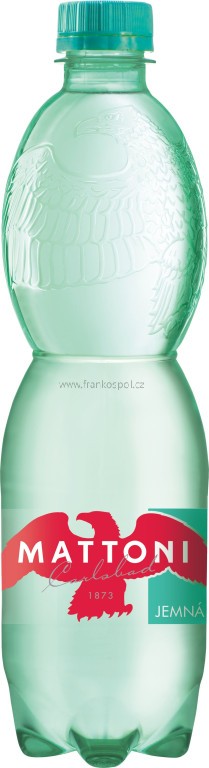 Minerální voda MATTONI, jemně perlivá, 500 ml
