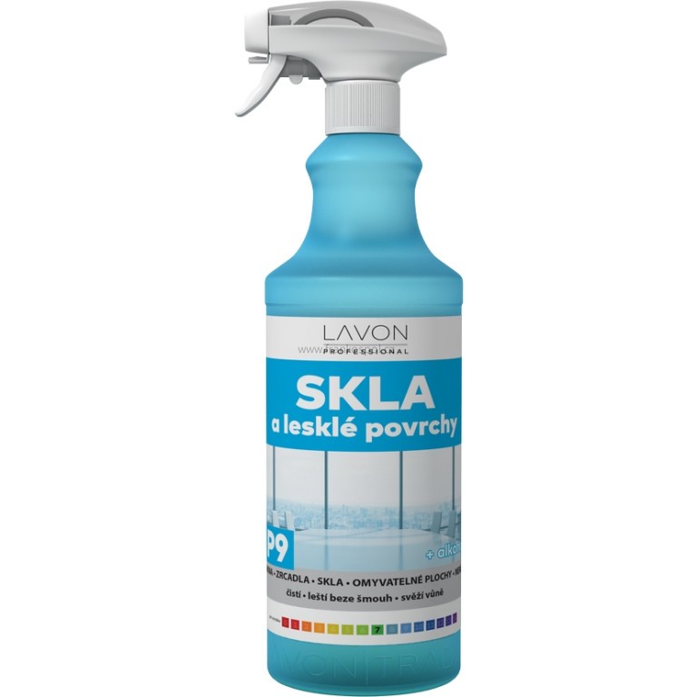 LAVON Professional skla a lesklé povrchy P9, 1 l