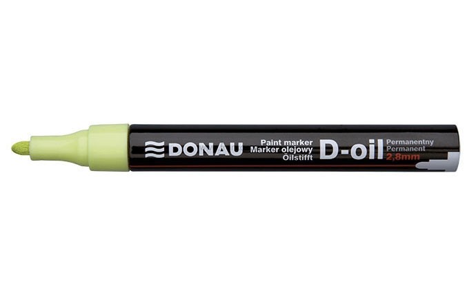 Lakový popisovač Donau D-oil, 2,8 mm, žlutý