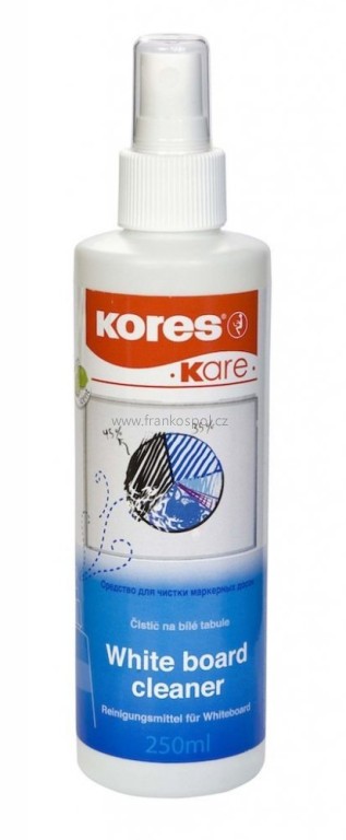 Čistící sprej KORES na bílé tabule, 250 ml