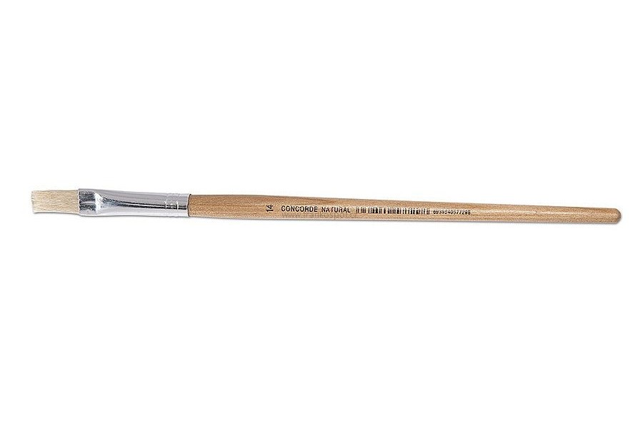 Štětec CONCORDE Natural, plochý, č.14