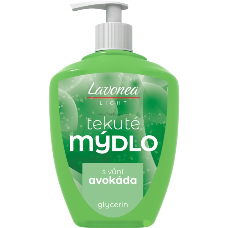 Tekuté mýdlo LAVONEA Light Avokádo, 500 ml s pumpičkou