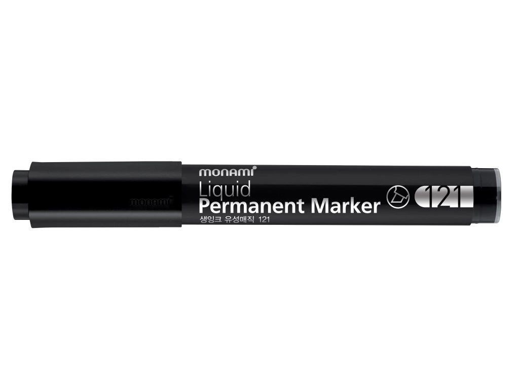 Permanentní popisovač MONAMI 121 SigmaFlo Liquid, černý