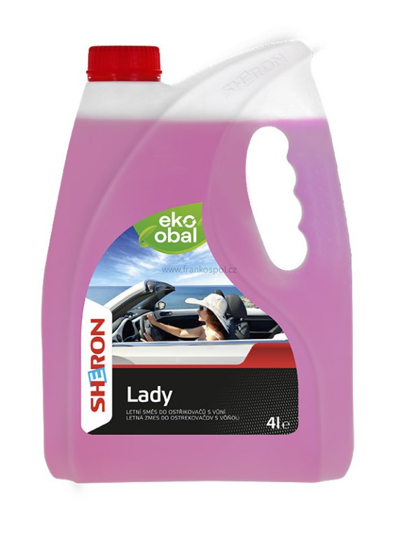 Letní kapalina do ostřikovačů SHERON Lady, 4 l