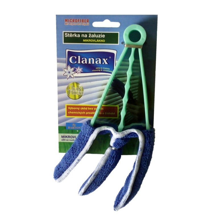 Stěrka na žaluzie CLANAX CM-08 mikrovlákno