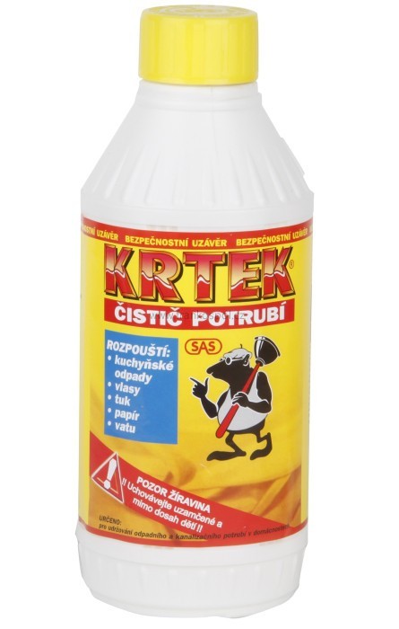 KRTEK čistič potrubí a odpadů, 900 g