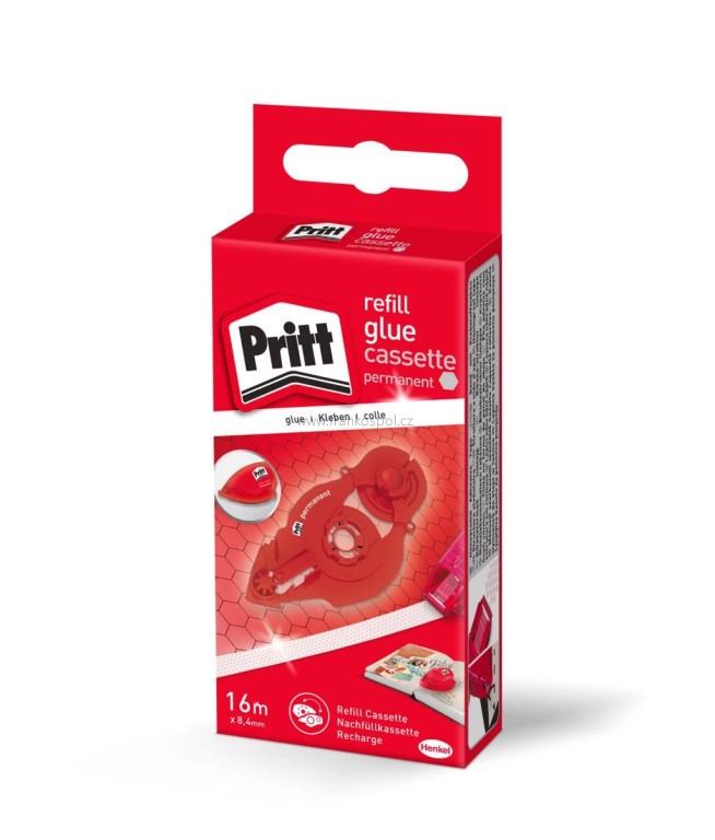 Náhradní náplň do lepicího rolleru PRITT PERMANENT, 8,4 mm x 16 m