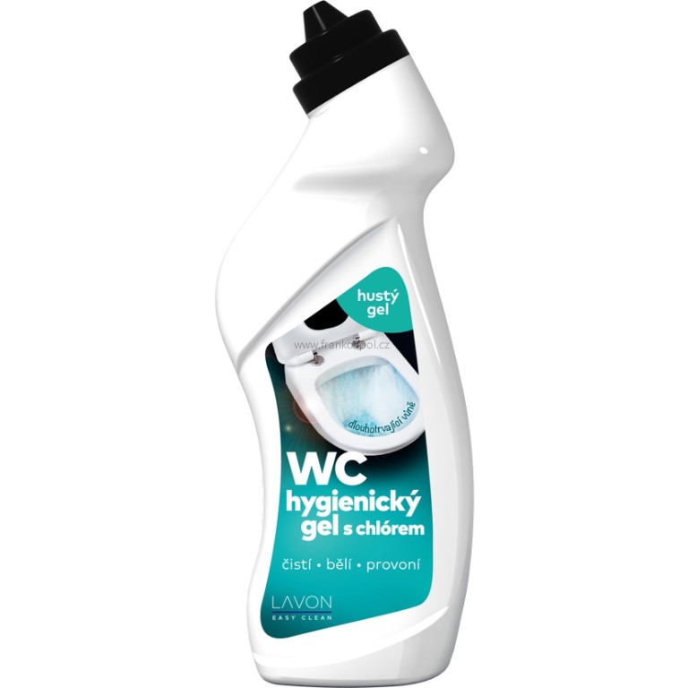 LAVON Easy Clean WC hygienický gel s chlórem, 750 ml