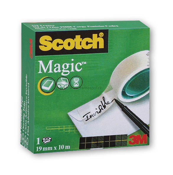 Lepicí páska 3M Scotch Magic 810 INVISIBLE, 19 mm x 10 m