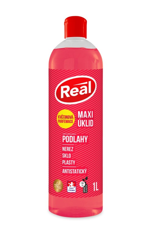 REAL Maxi úklid, 1 l, s květinováou parfemací