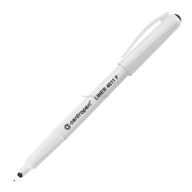 Popisovač CENTROPEN 4611 Liner, černý