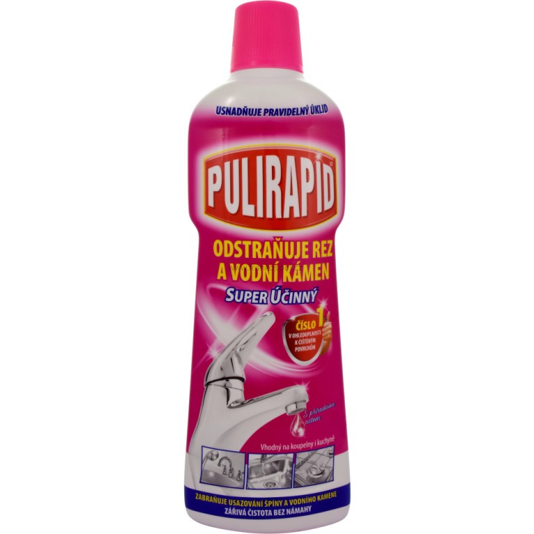 PULIRAPID Aceto na rez a vodní kámen, s octem, 750 ml