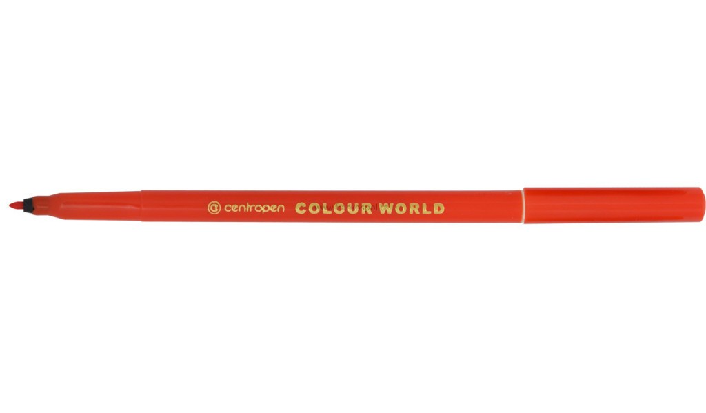 Popisovač CENTROPEN Colour World 7550, červený