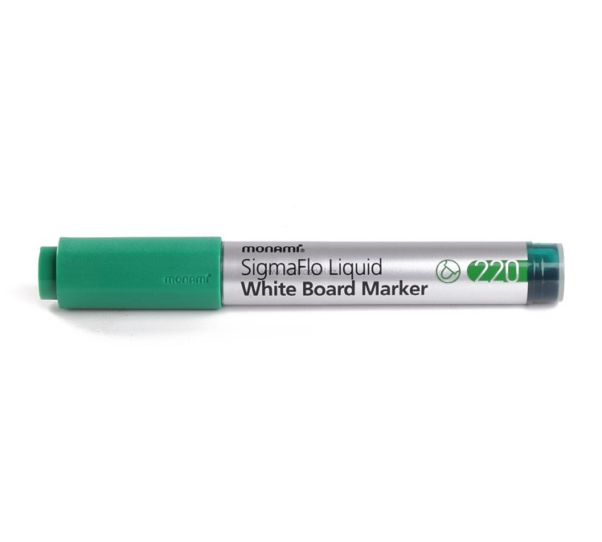 Popisovač MONAMI 220 SigmaFlo Liquid na bílé tabule, zelený