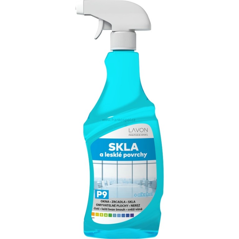 LAVON Professional skla a lesklé povrchy P9, 500 ml