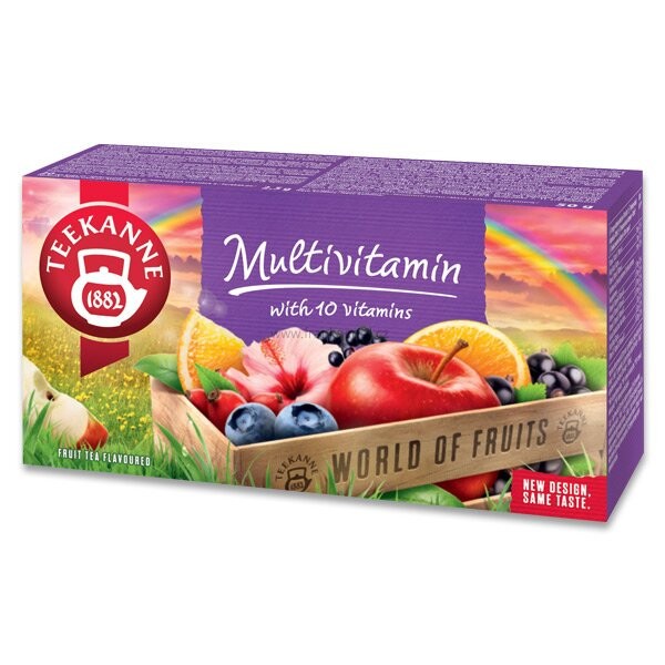 Ovocný čaj TEEKANNE Multivitamin, 20 x 2,5 g