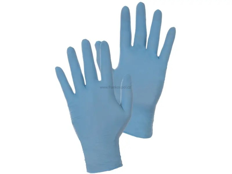 Rukavice jednorázové CXS STERN, nitrilové, nepudřené, vel. 10