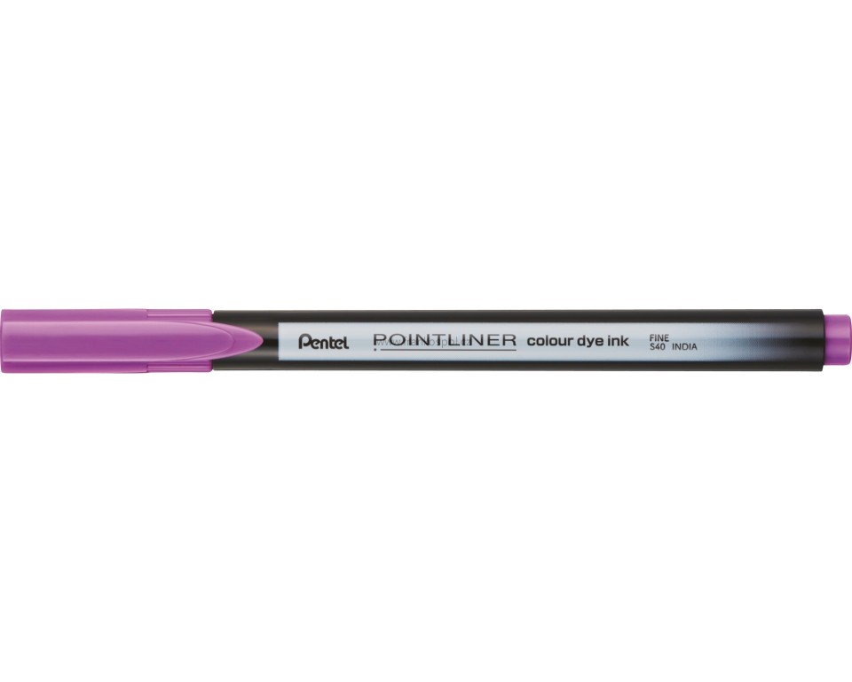 Liner PENTEL Pointliner S40, 0,4 mm, světle fialový