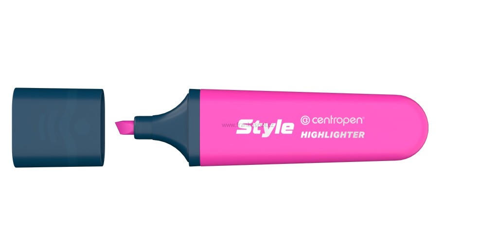 Zvýrazňovač CENTROPEN Style 6252, fluo, růžový