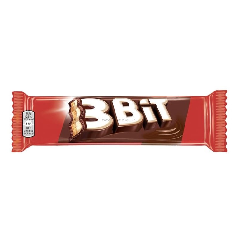 Čokoládová tyčinka 3BiT, 46 g