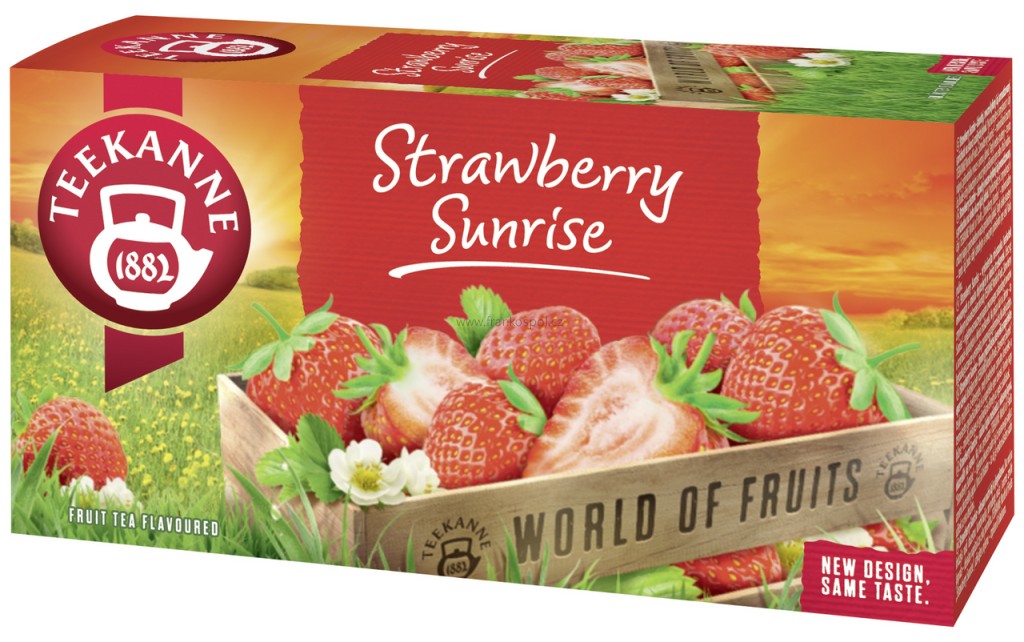 Ovocný čaj TEEKANNE Strawberry Sunrise, 20 x 2,5 g