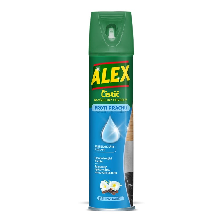 ALEX aerosol proti prachu, na všechny povrchy, 400 ml