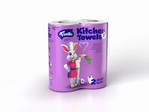 Finito 2526 kuchyňské papírové utěrky 2vrstvé, 2 × 50 útržků