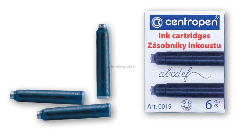 Inkoustový zásobník CENTROPEN 0019 - bombičky