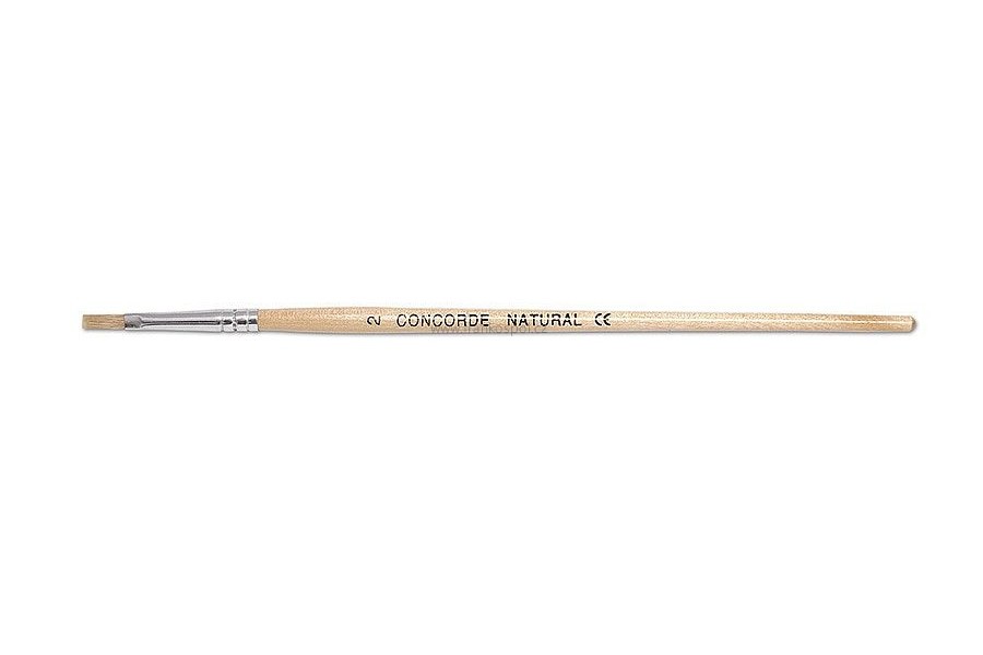 Štětec CONCORDE Natural, plochý, č.2