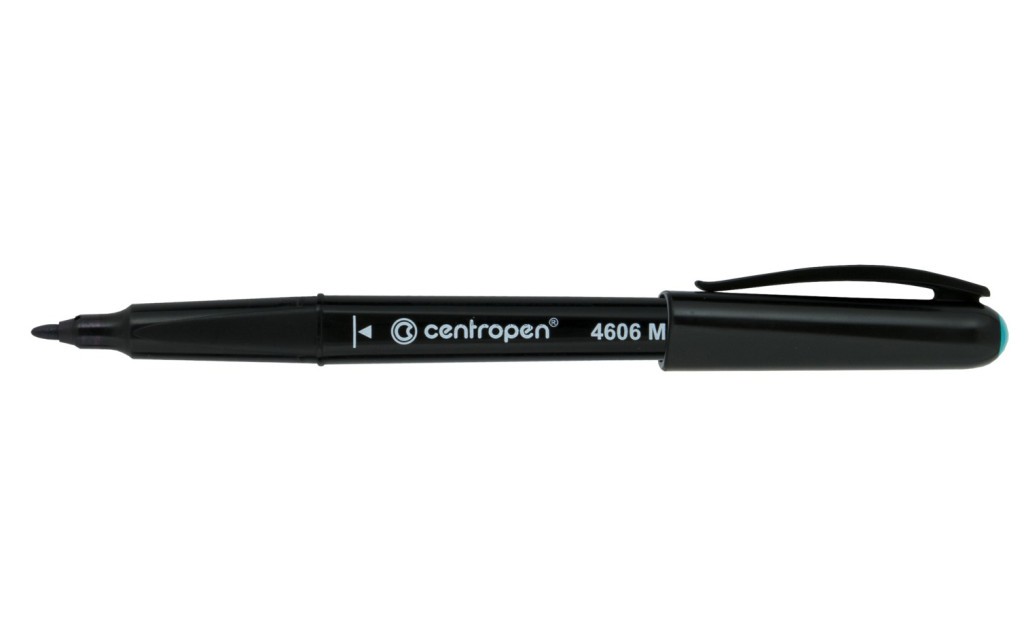 Popisovač CENTROPEN 4606 M na CD/DVD/BD, zelený