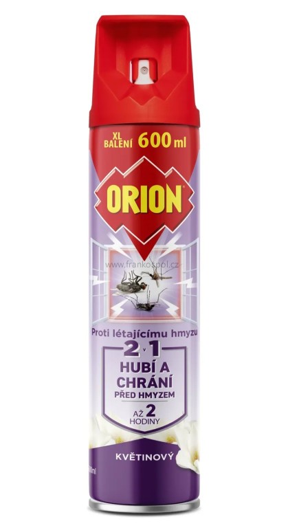 ORION 2v1 sprej proti létajícímu hmyzu, 600 ml, květiny