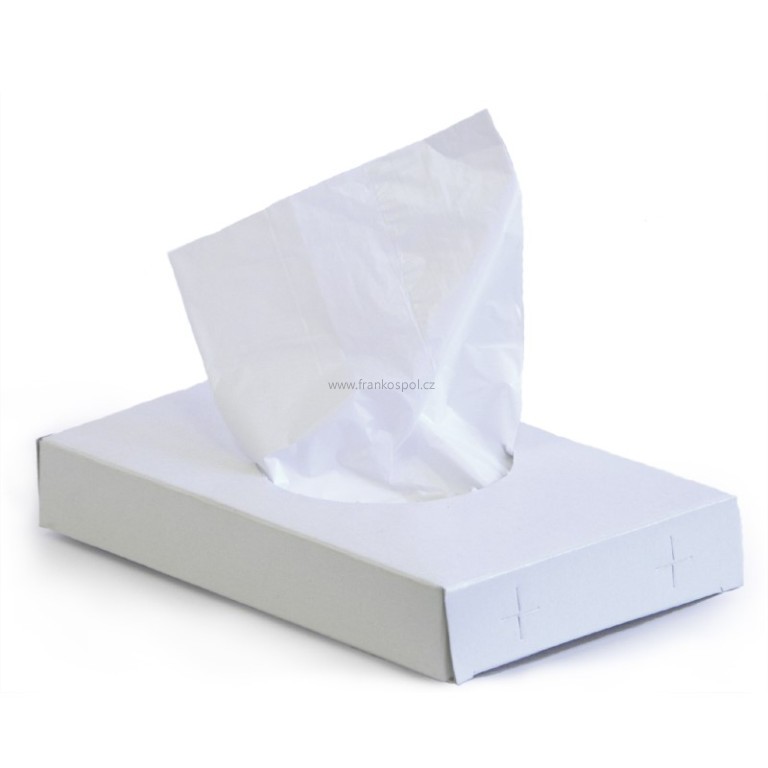 Hygienické sáčky v krabičce, HDPE, 30 ks