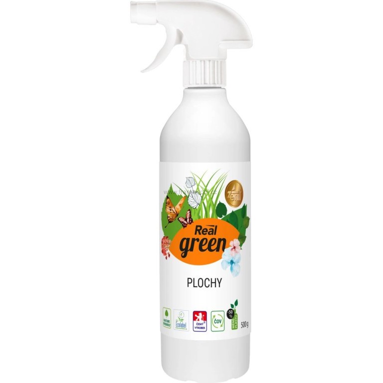 REAL Green Clean plochy, multifunkční sprej, 500 ml