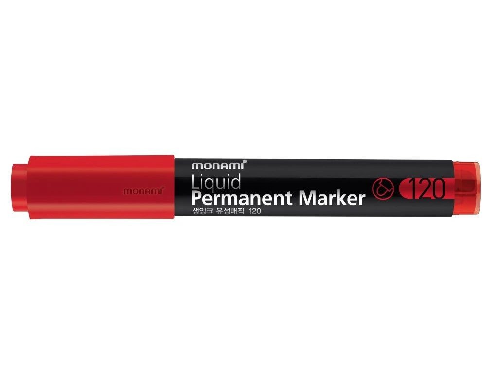 Permanentní popisovač MONAMI 120 SigmaFlo Liquid, červený