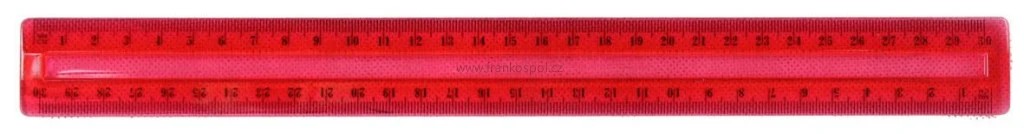 Pravítko ohebné 30 cm, barevné
