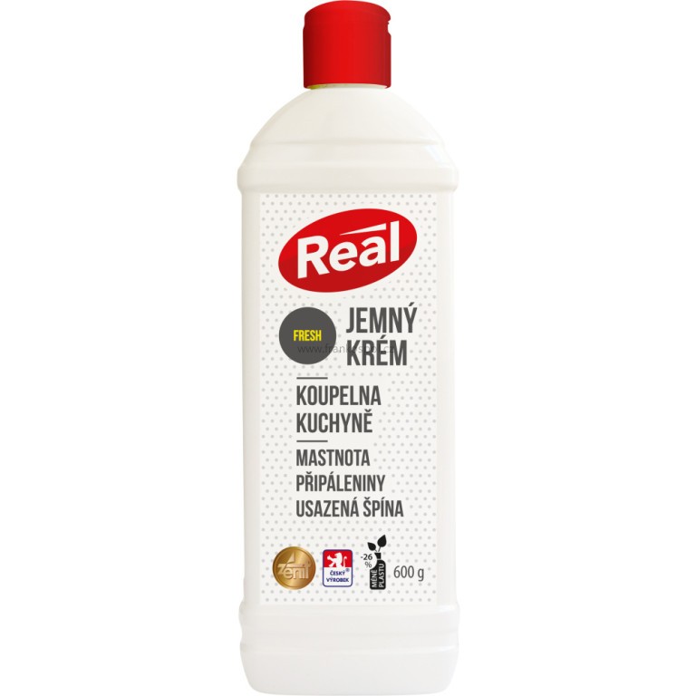 REAL jemný čistící krém, 600 g, Fresh