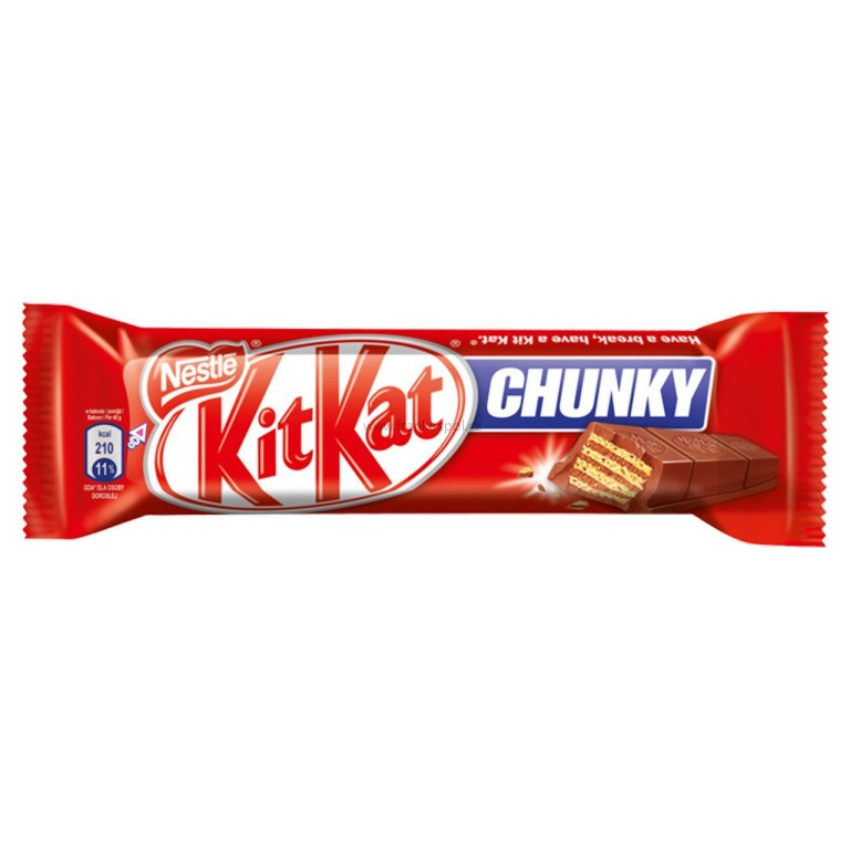 Čokoládová tyčinka KitKat Chunky, 40 g