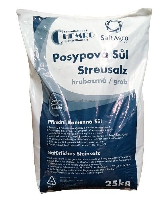 Posypová sůl, 25 kg