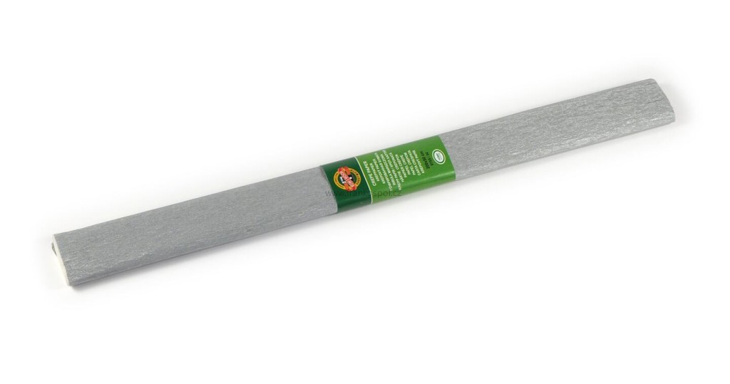 Krepový papír KOH-I-NOOR 9755, stříbrný