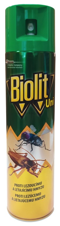 BIOLIT UNI proti létajícímu a lezoucímu hmyzu, 400 ml