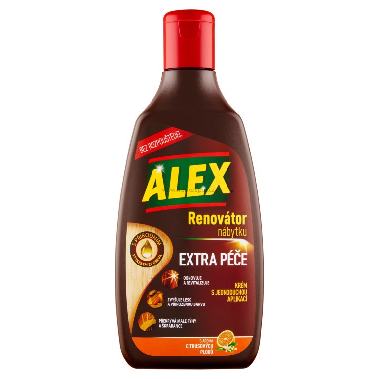 ALEX renovátor nábytku, extra péče, krém, 250 ml