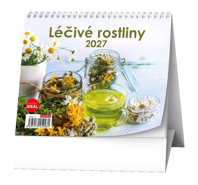 Stolní kalendář IDEÁL LÉČIVÉ ROSTLINY, BSK6