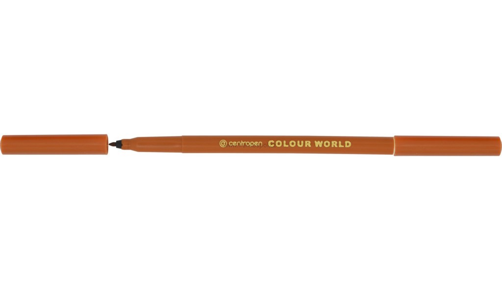 Popisovač CENTROPEN Colour World 7550, hnědý