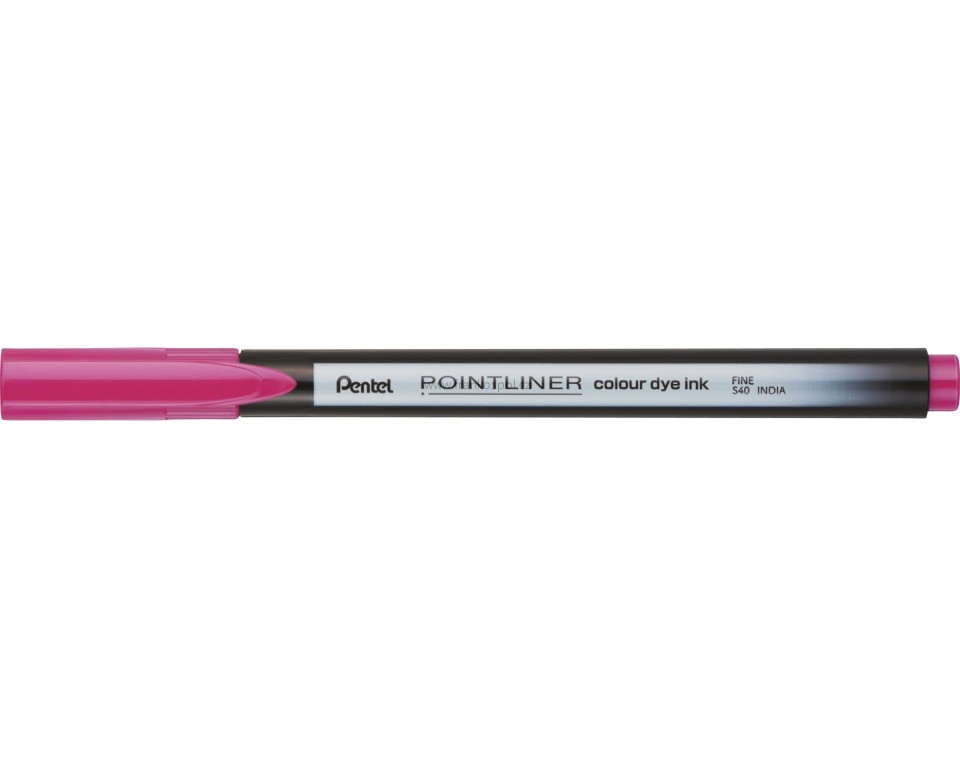 Liner PENTEL Pointliner S40, 0,4 mm, růžový