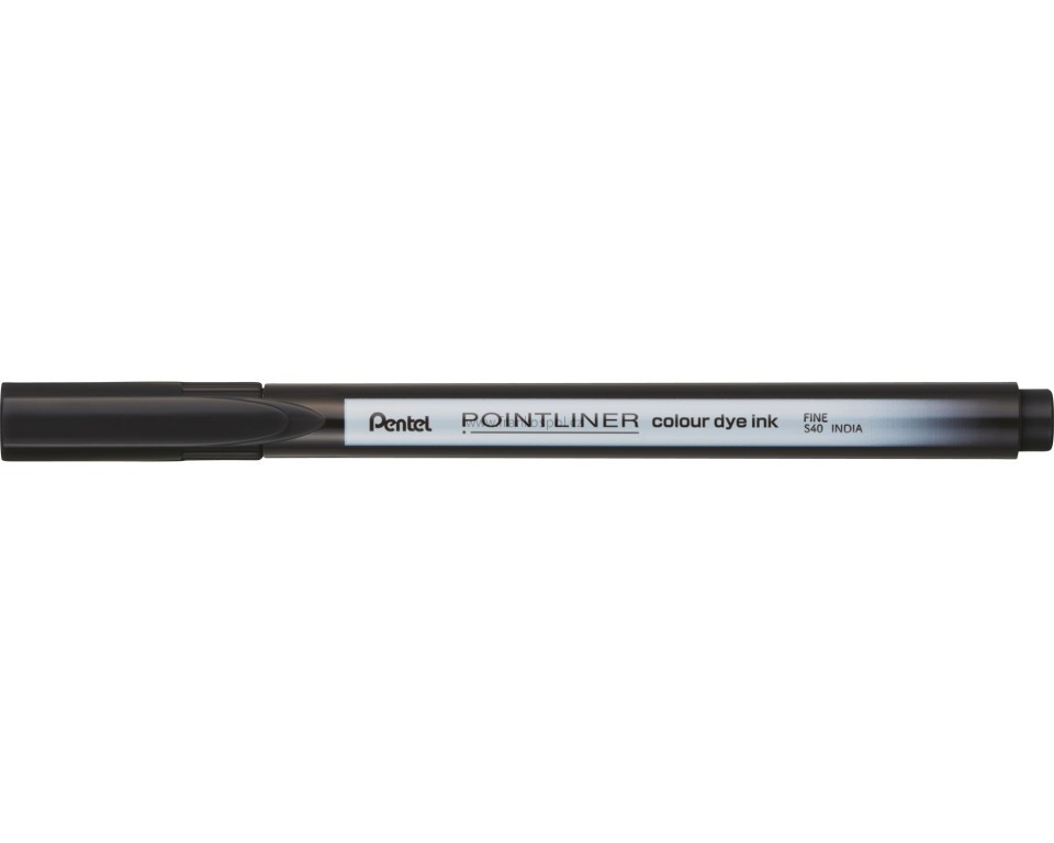 Liner PENTEL Pointliner S40, 0,4 mm, černý