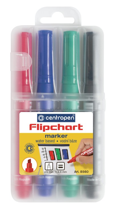 Značkovač CENTROPEN 8560 flipchart