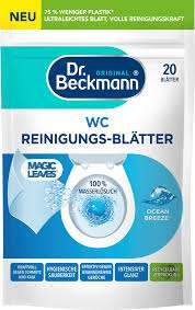 Dr. Beckmann Magic Leaves čisticí ubrousky do WC – oceán, 20 ks