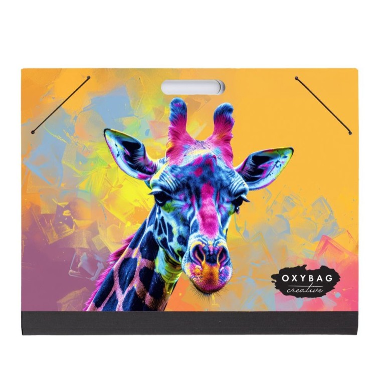 Desky na výkresy PICASSO s gumičkou, A3, Žirafa