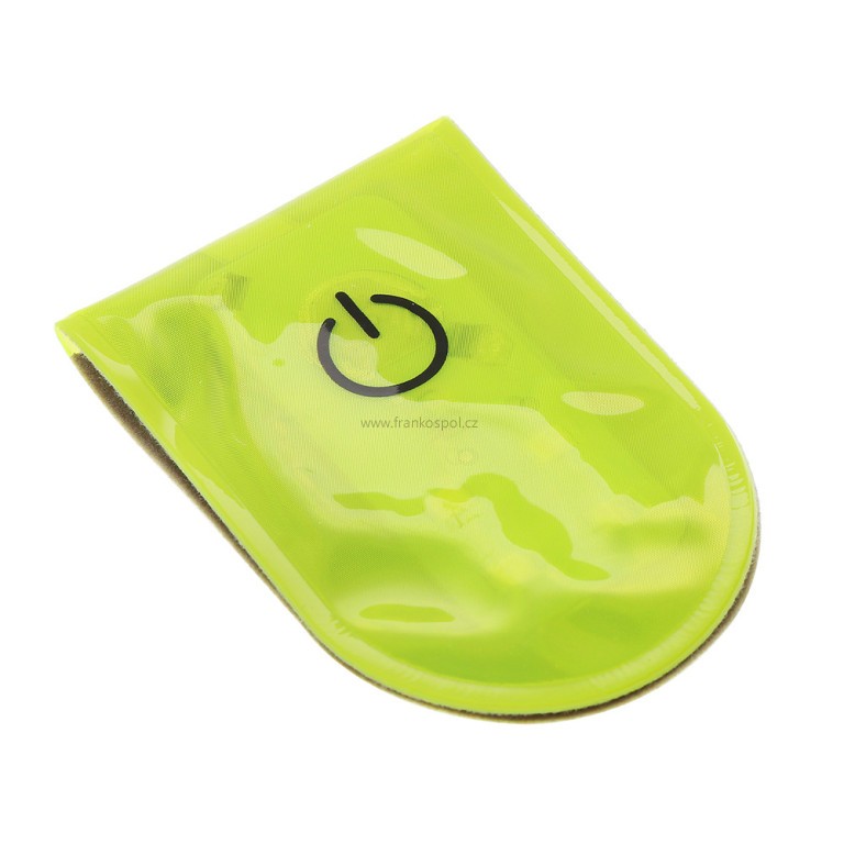 Magnetický klip s LED podsvícením, žlutý